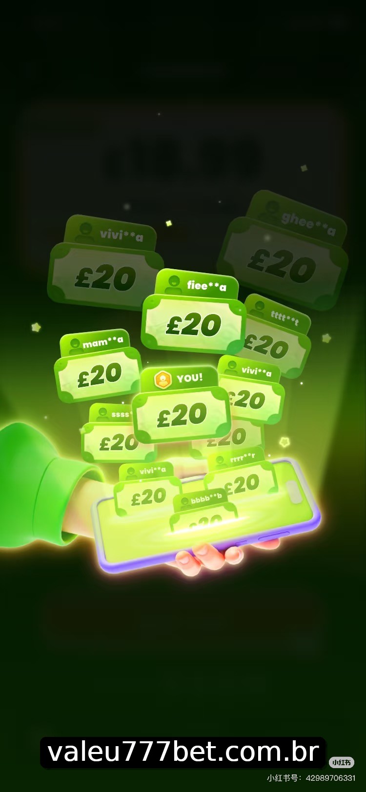 Interface do App valeu777